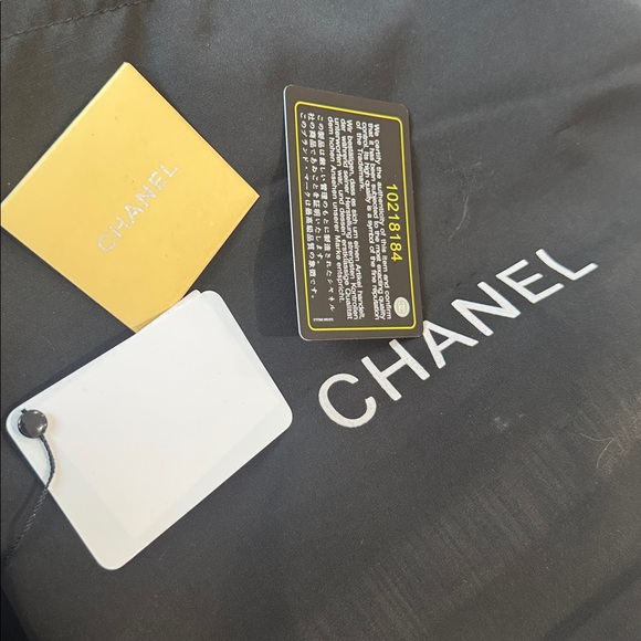 CC Chic Black Quilted Chain Shoulder Bag Purse Black Silver - Picture 11 of 14